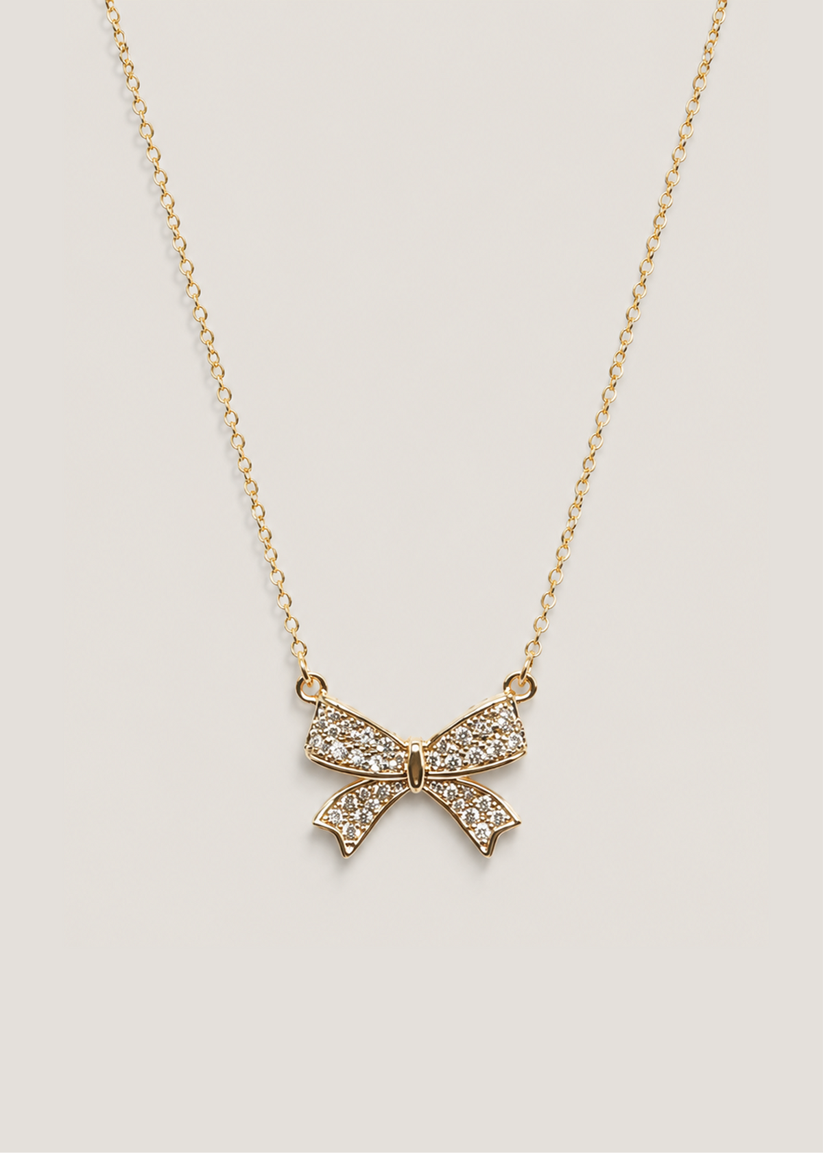 Graceful Bow Necklace