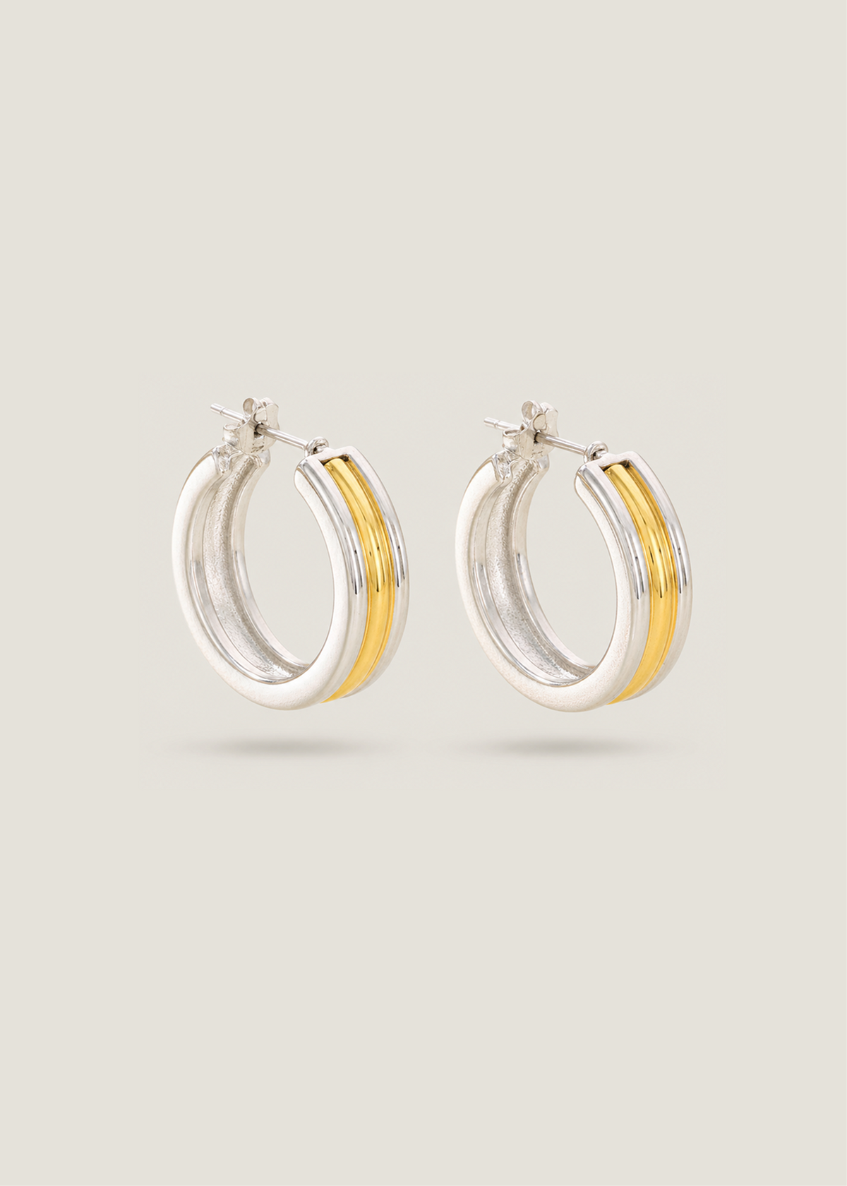Striped Orbit Earrings