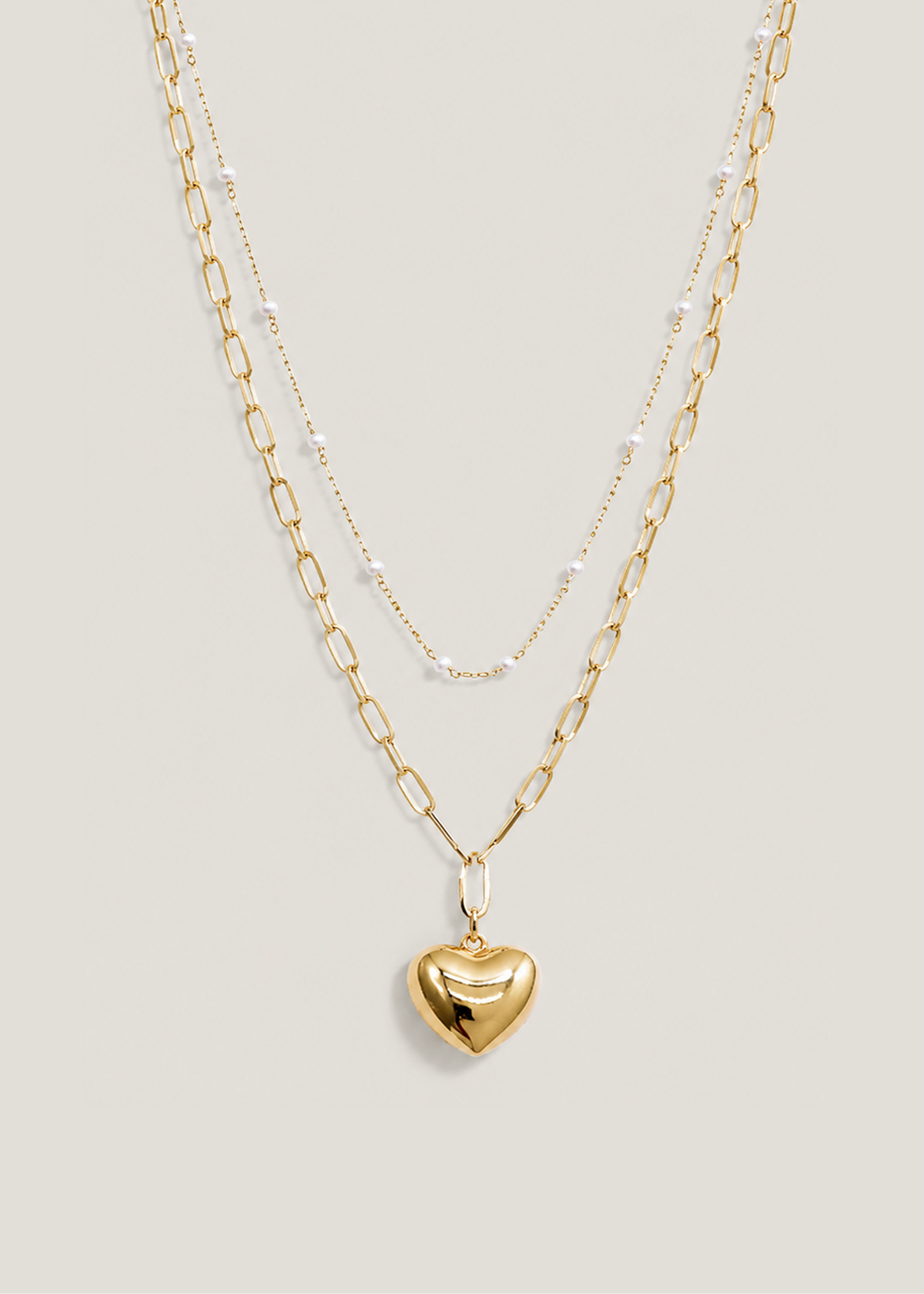 Refined Heart Pendant Necklace