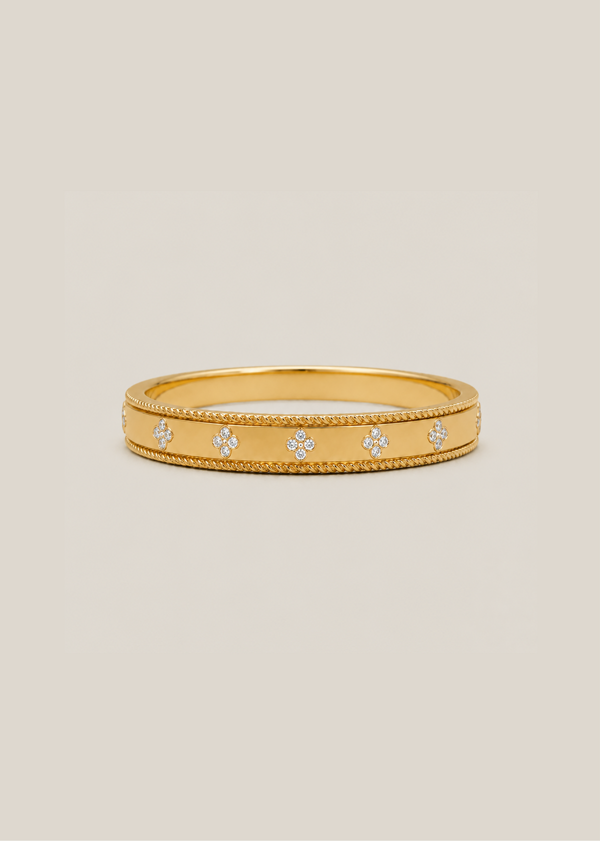 Diamond Twist Bangle