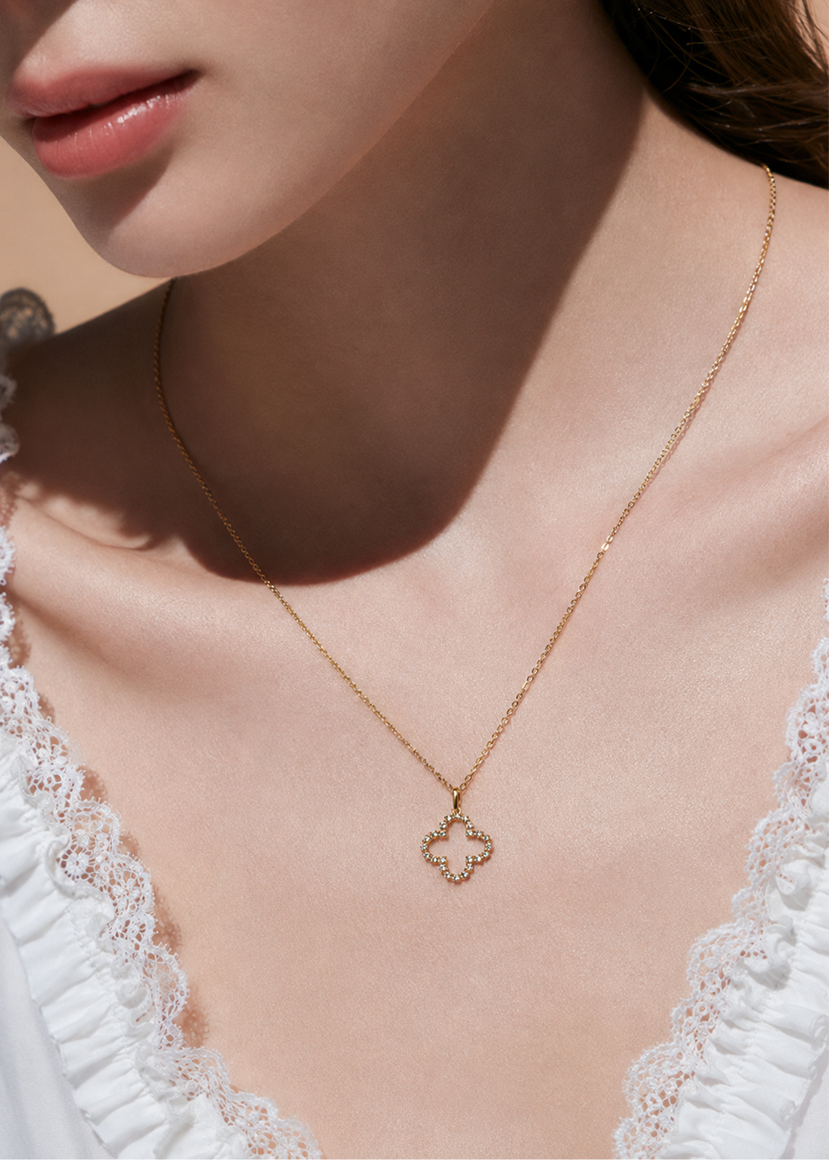 Radiant Clover Necklace