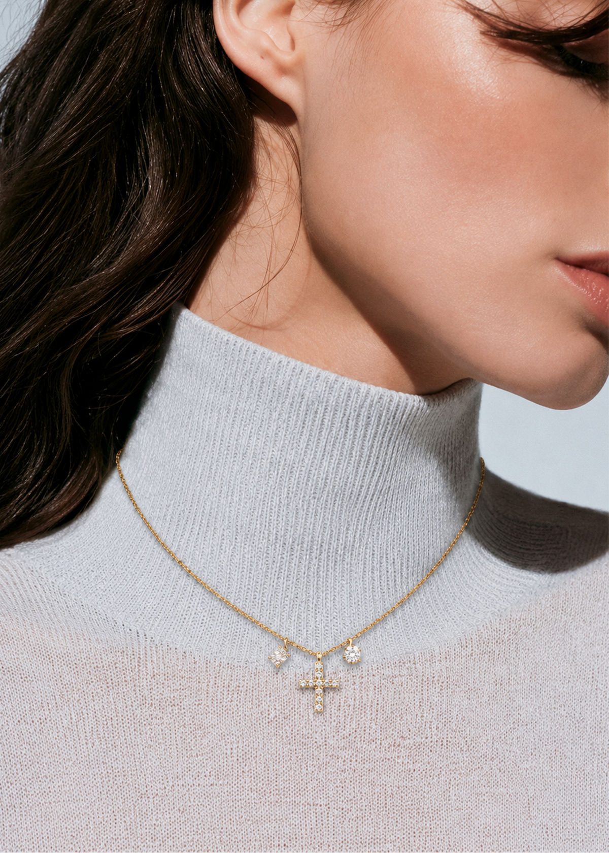 Cross Charm Necklace