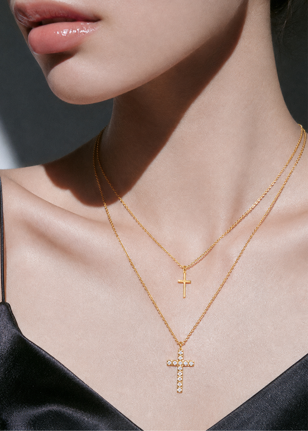 Pearl Cross Necklace