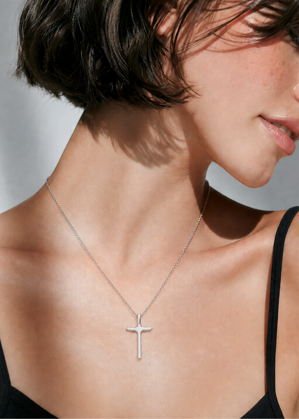 Minimalist Cross Necklace