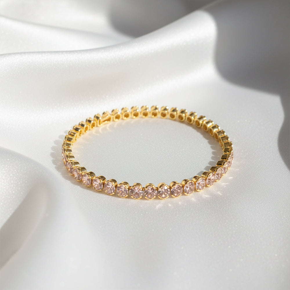 Delicate Stone Line Bracelet