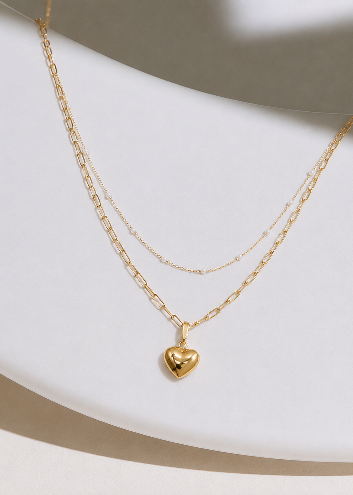 Refined Heart Pendant Necklace