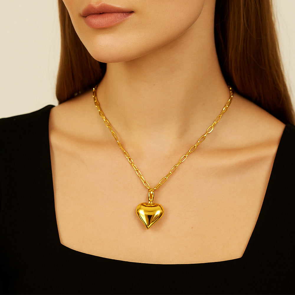 Bold Heart Necklace