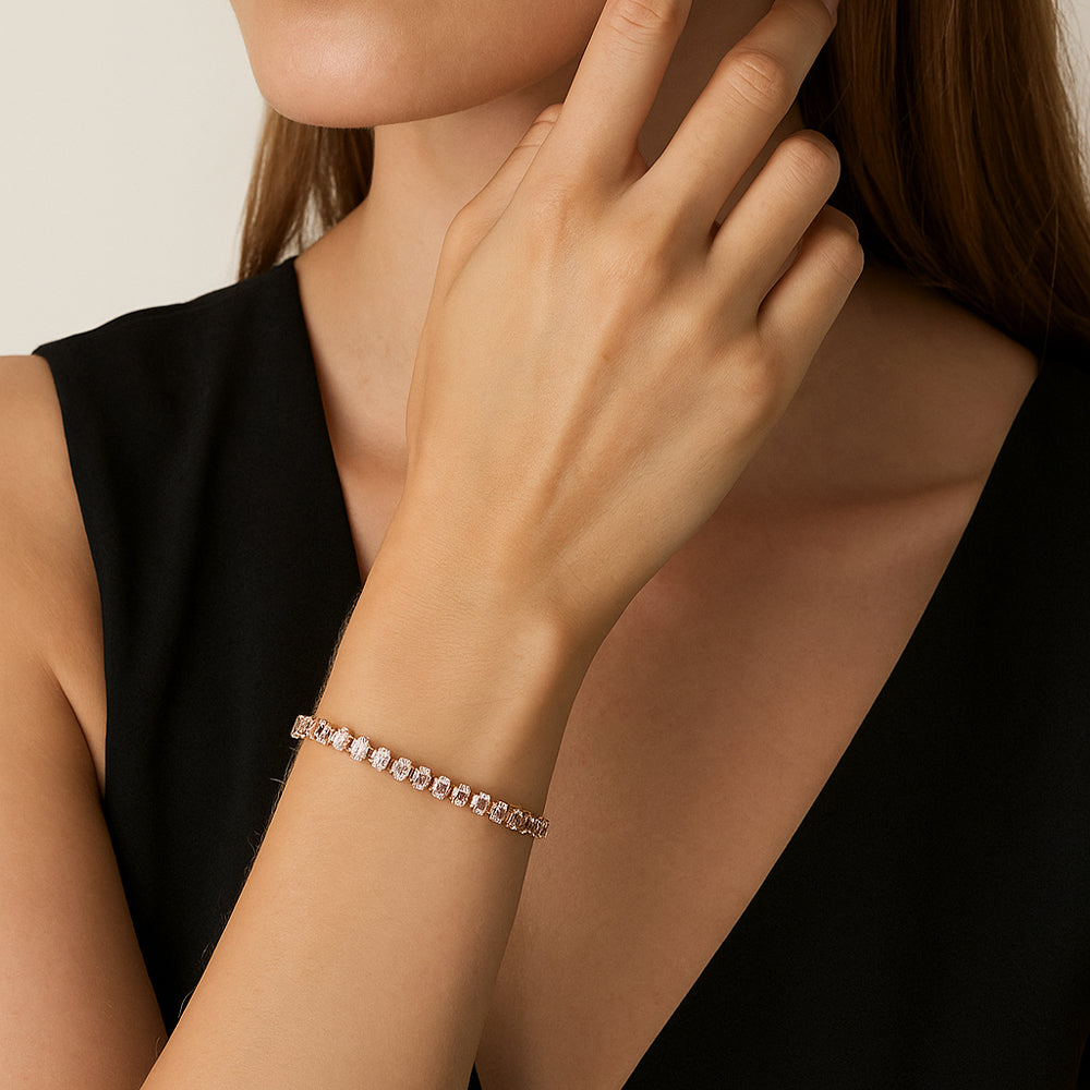 Delicate Stone Line Bracelet