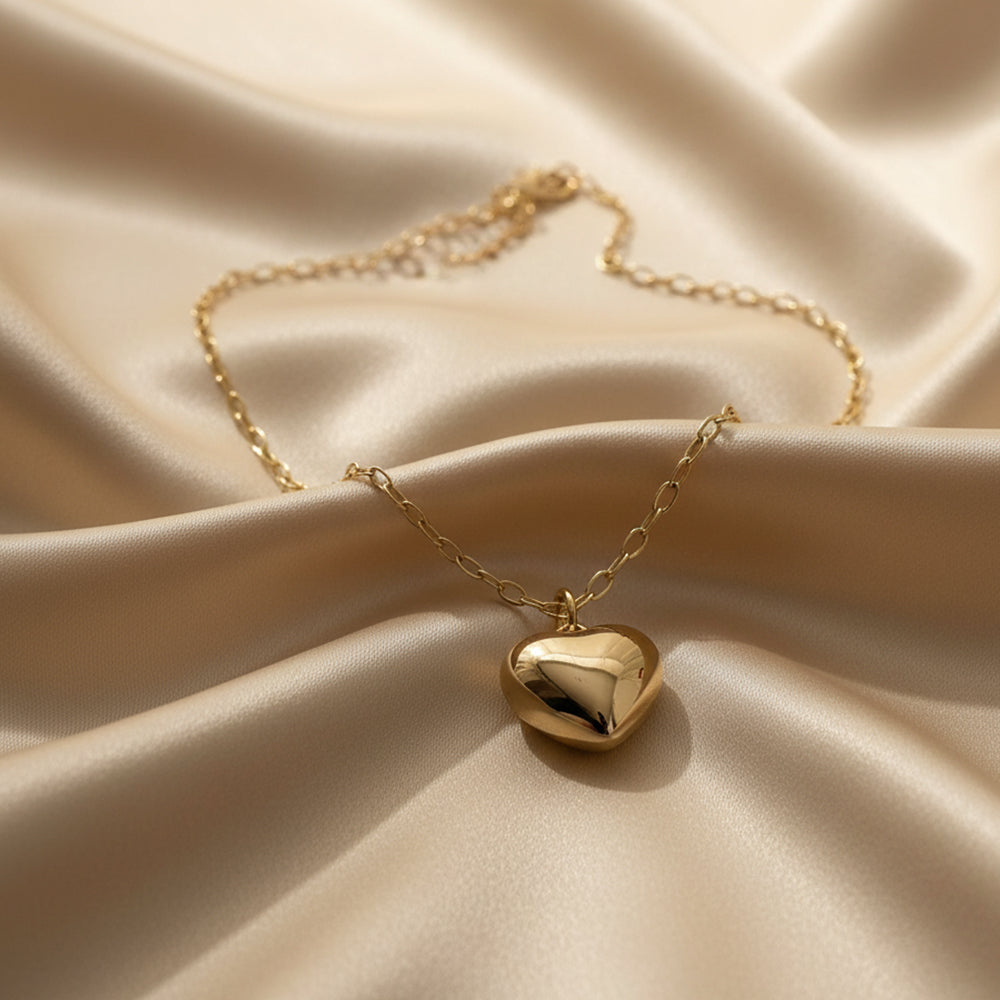 Opulent Heart Locket Necklace