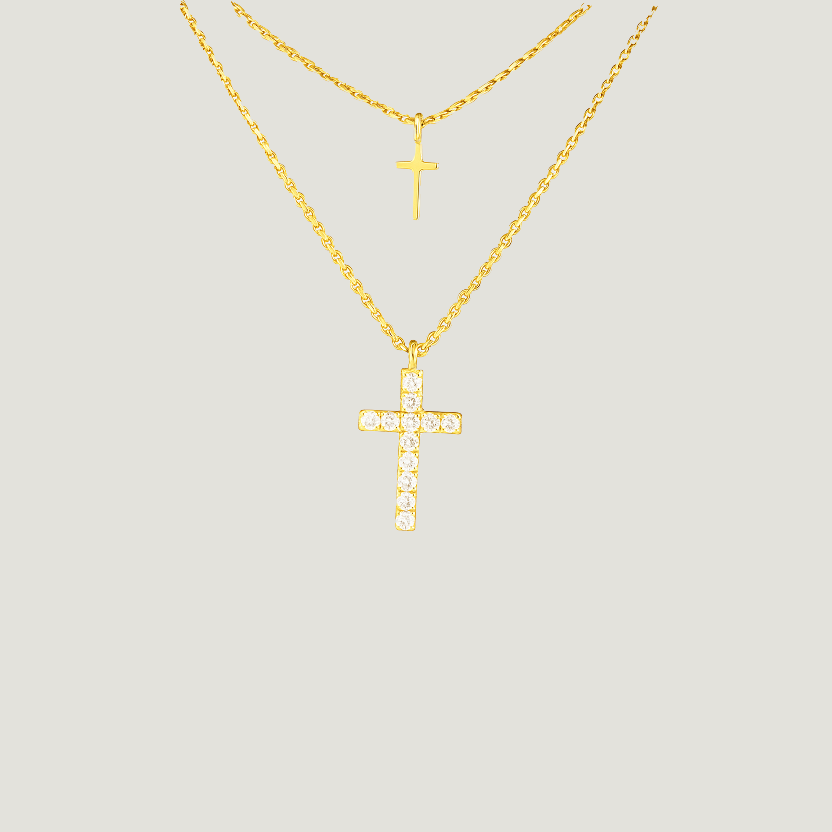 Pearl Cross Necklace