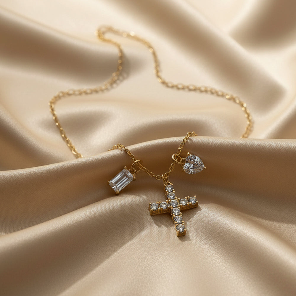 Cross Charm Necklace
