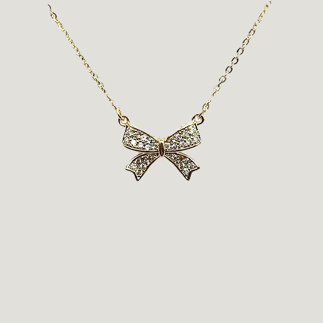 Graceful Bow Necklace