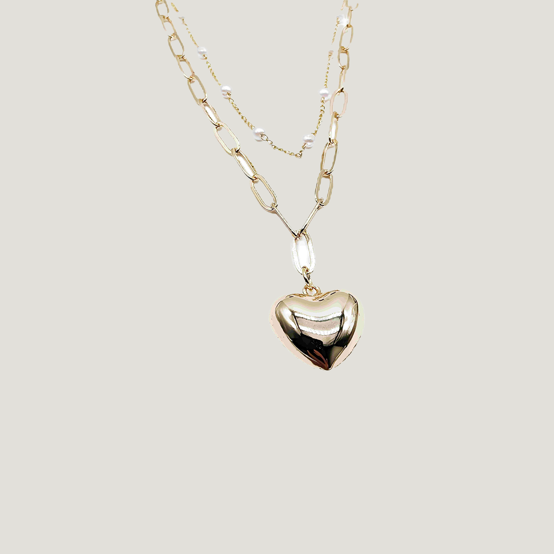 Refined Heart Pendant Necklace
