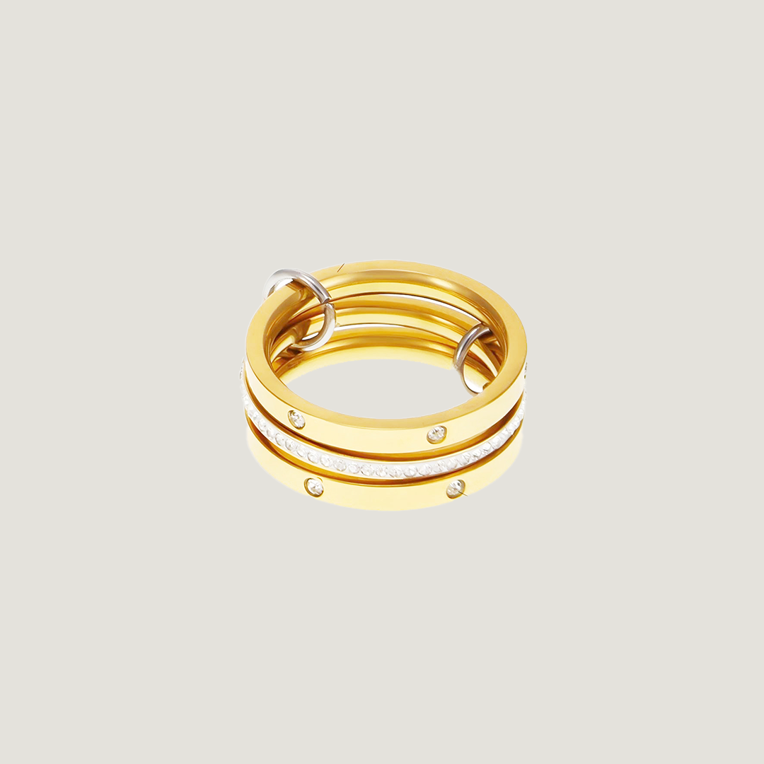 Knot Twist Statement Ring