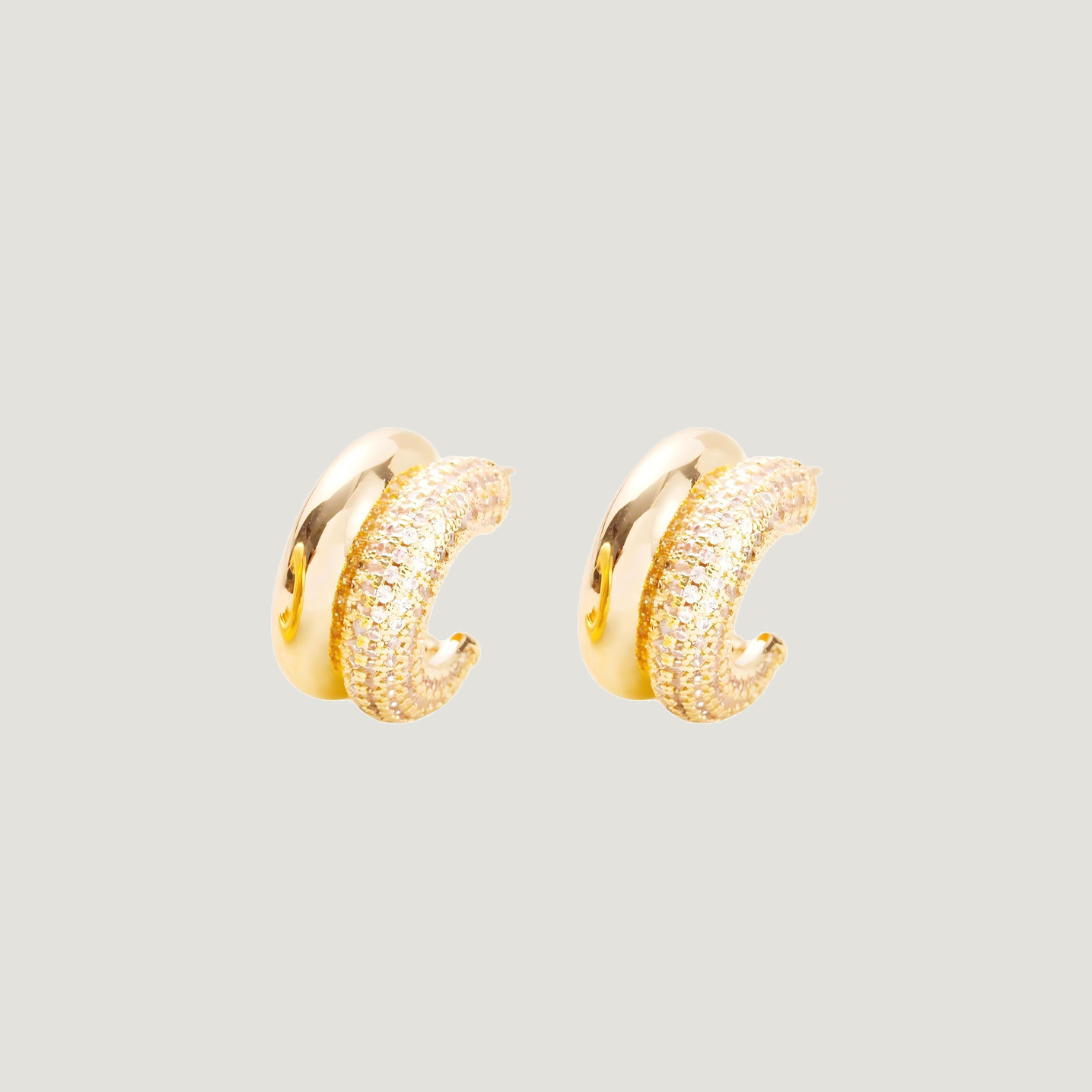 Textured Hoop Earrings