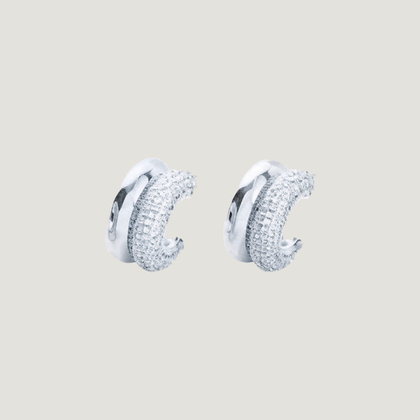 Textured Hoop Earrings