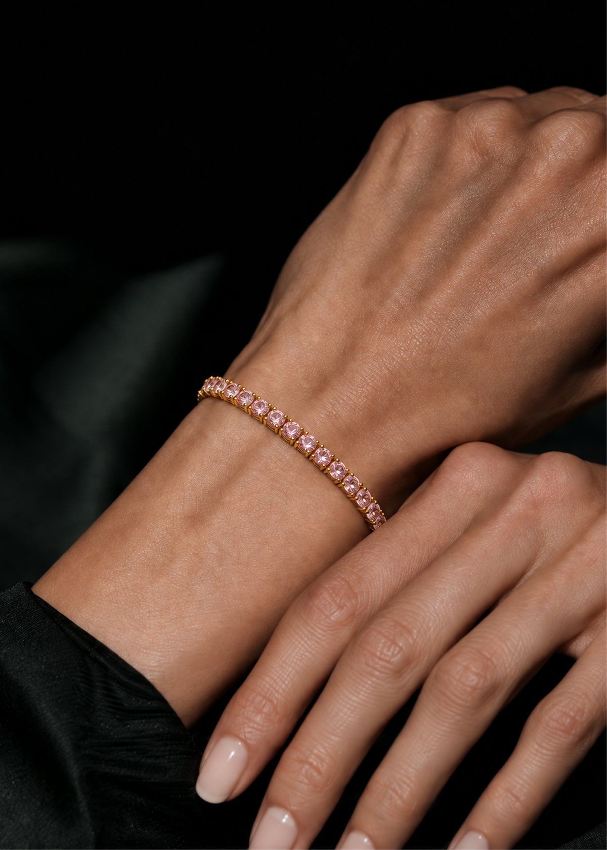 Delicate Stone Line Bracelet