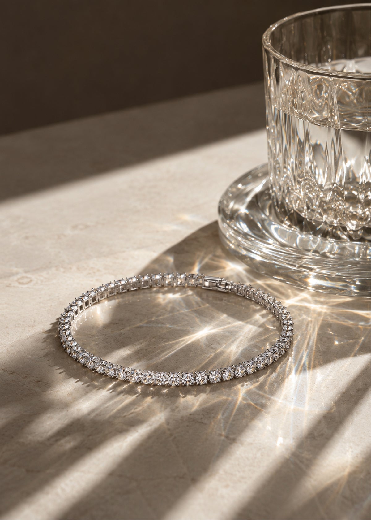Delicate Stone Line Bracelet