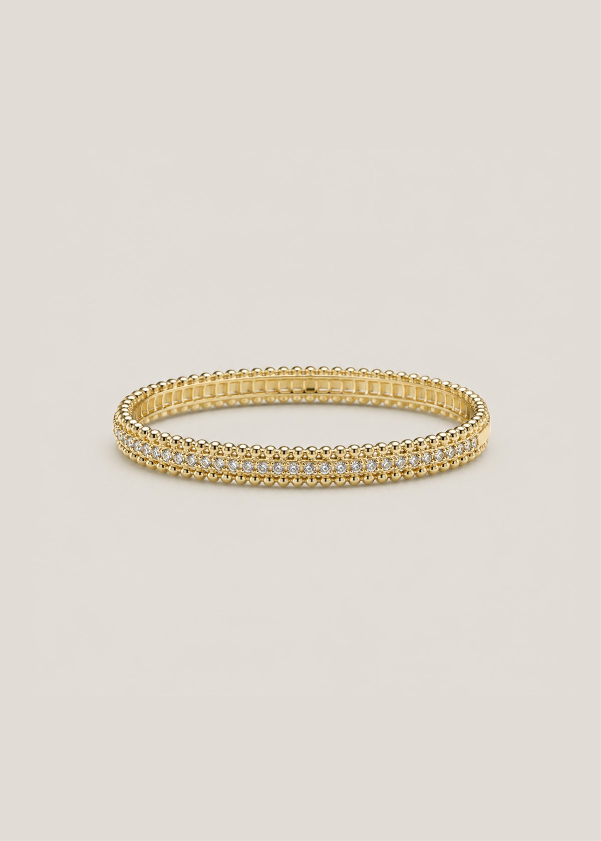 Double Row Crystal Bangle