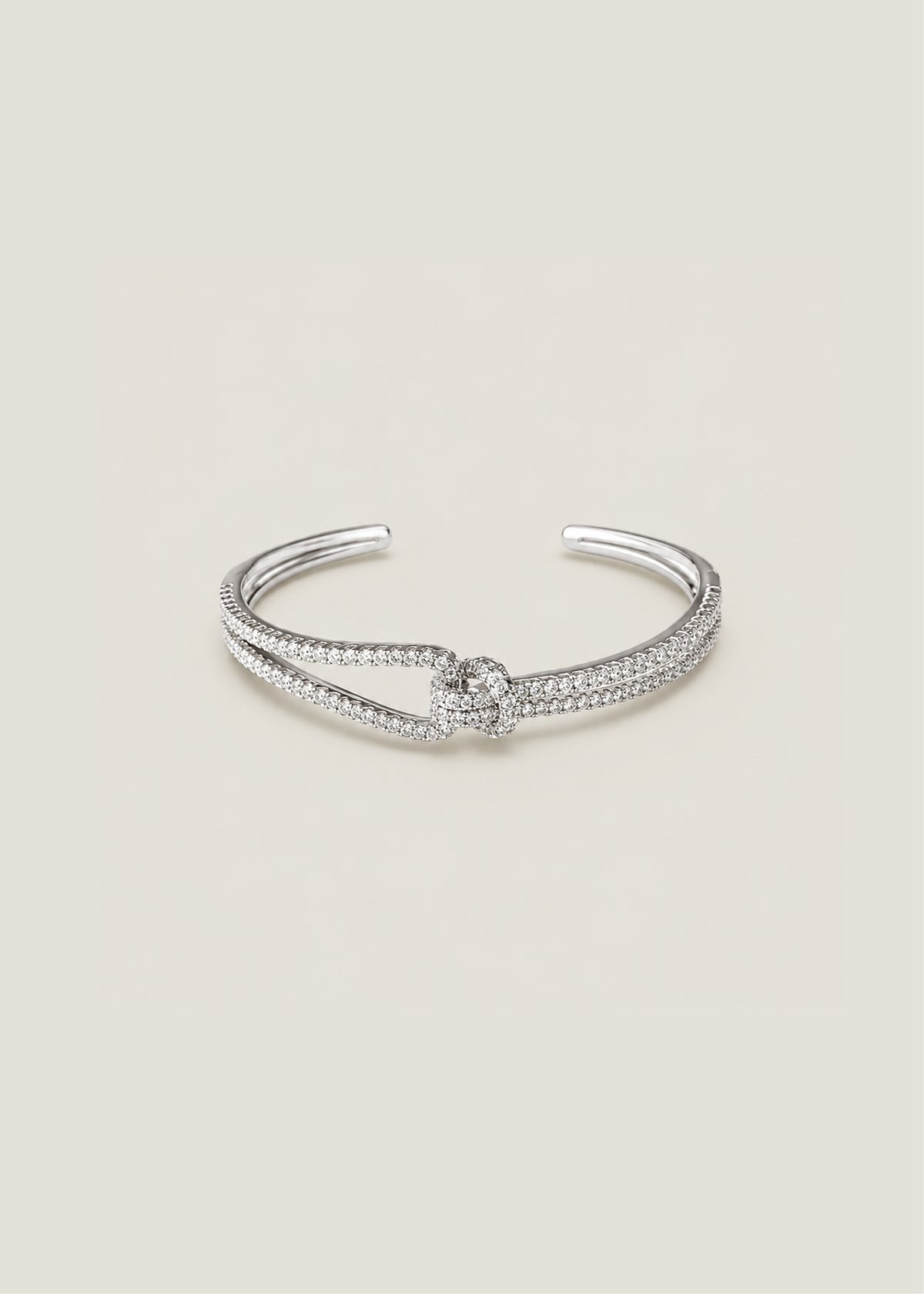 Knot Open Cuff Bracelet