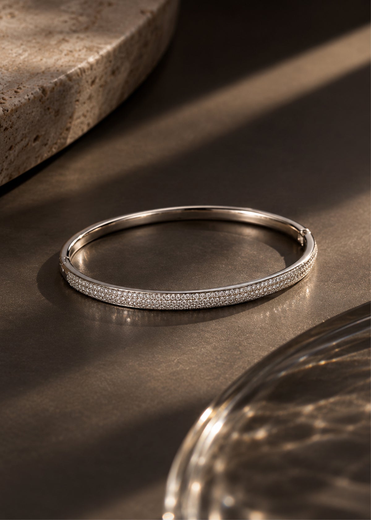 Pave Bangle Bracelet