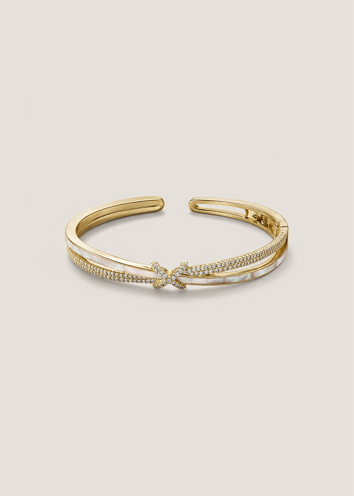 X-Cross Crystal Cuff