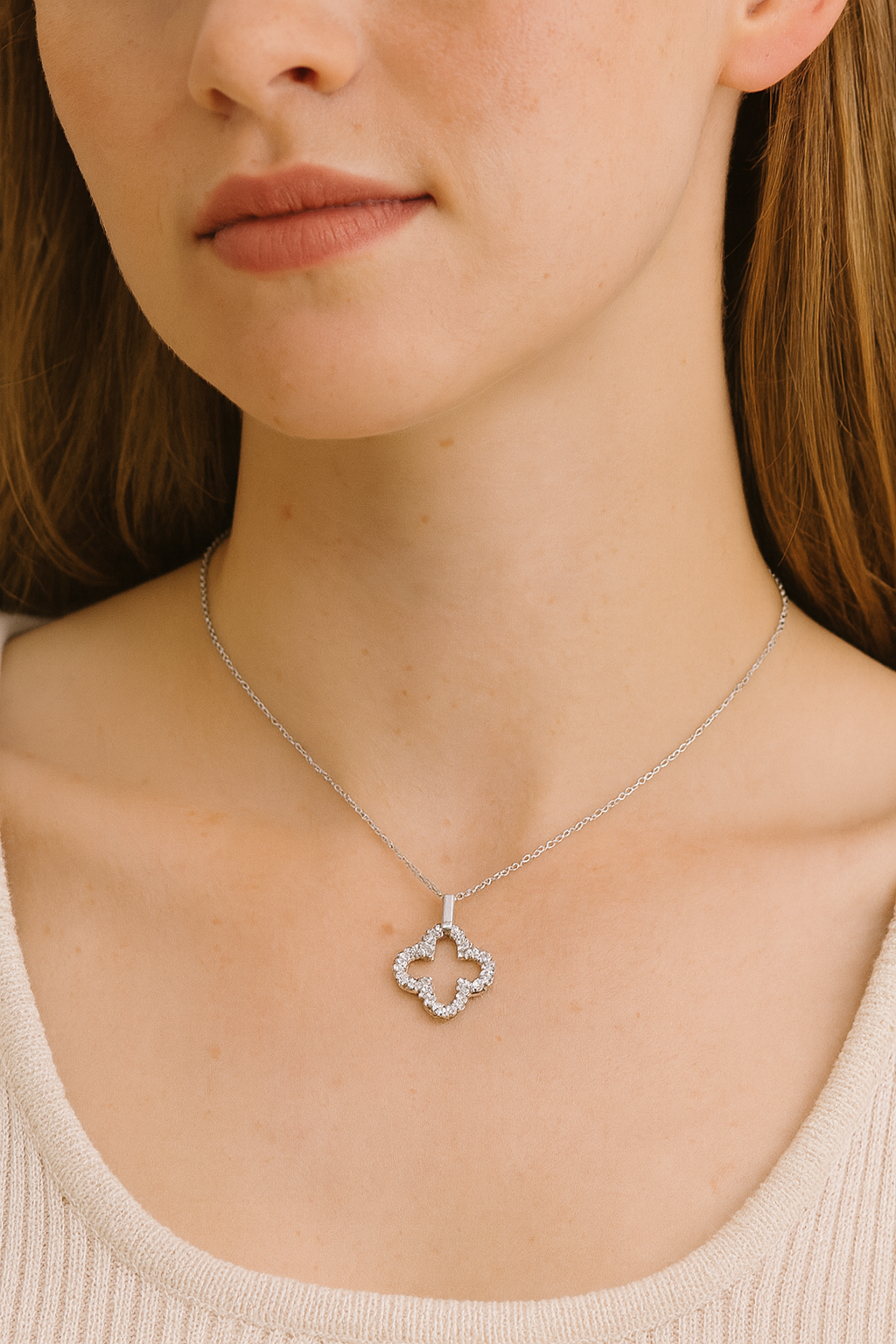 Radiant Clover Necklace