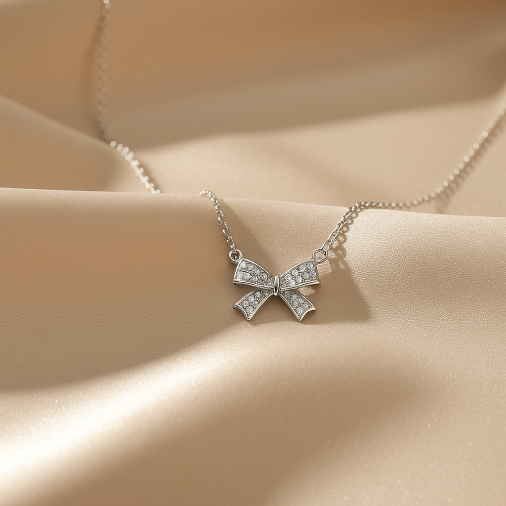 Graceful Bow Necklace