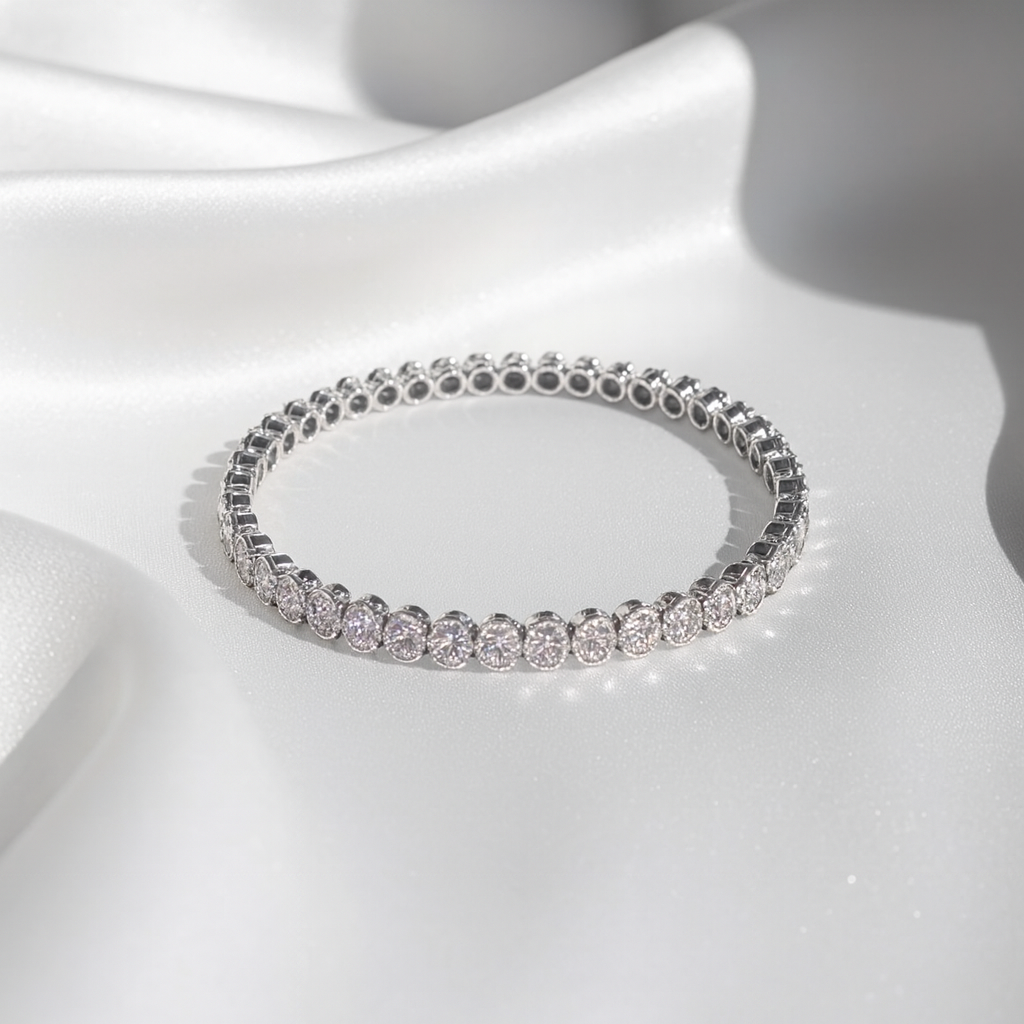 Delicate Stone Line Bracelet