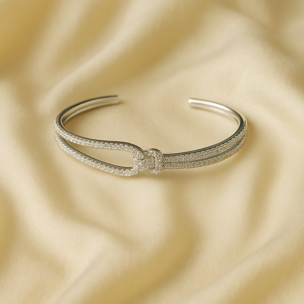 Knot Open Cuff Bracelet