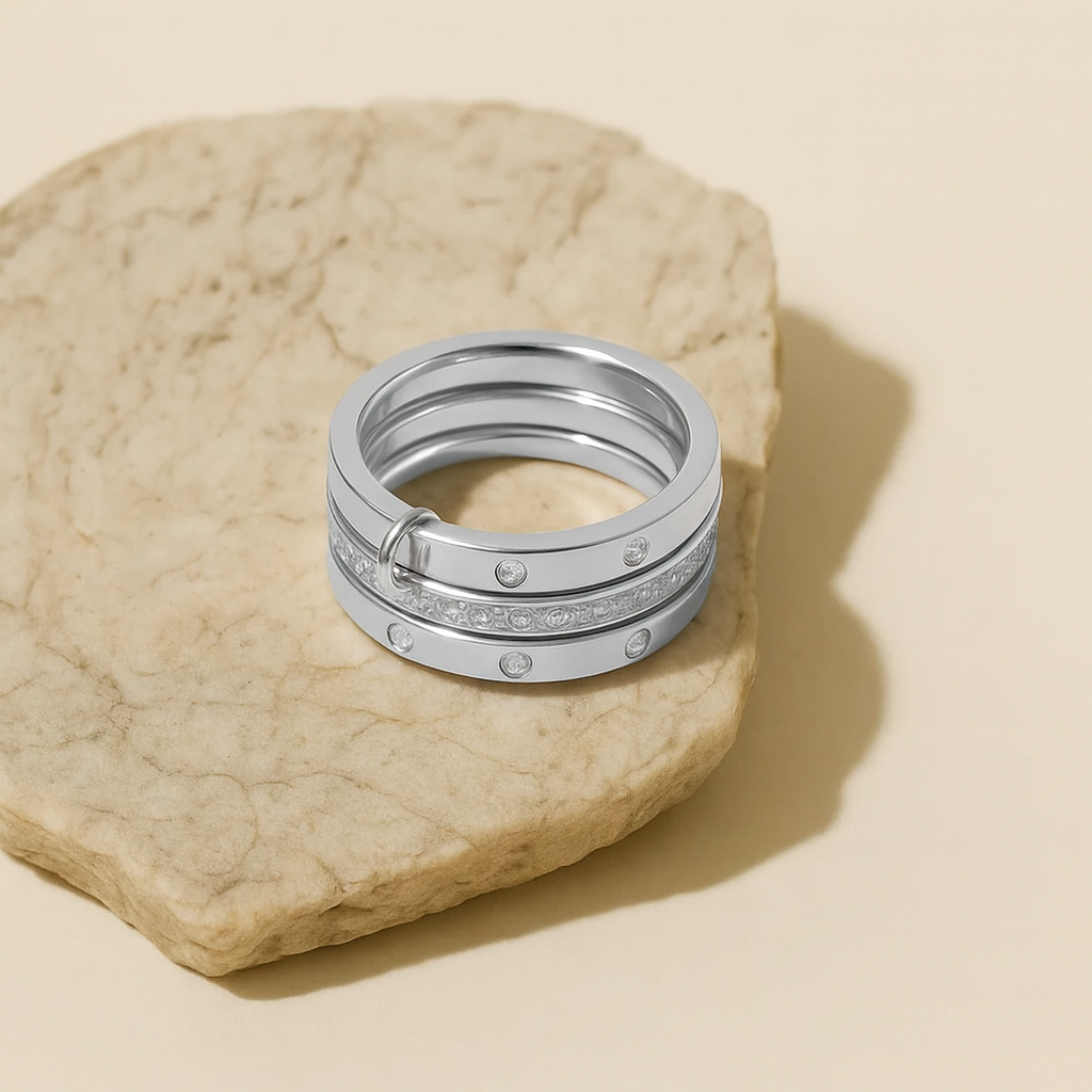Knot Twist Statement Ring