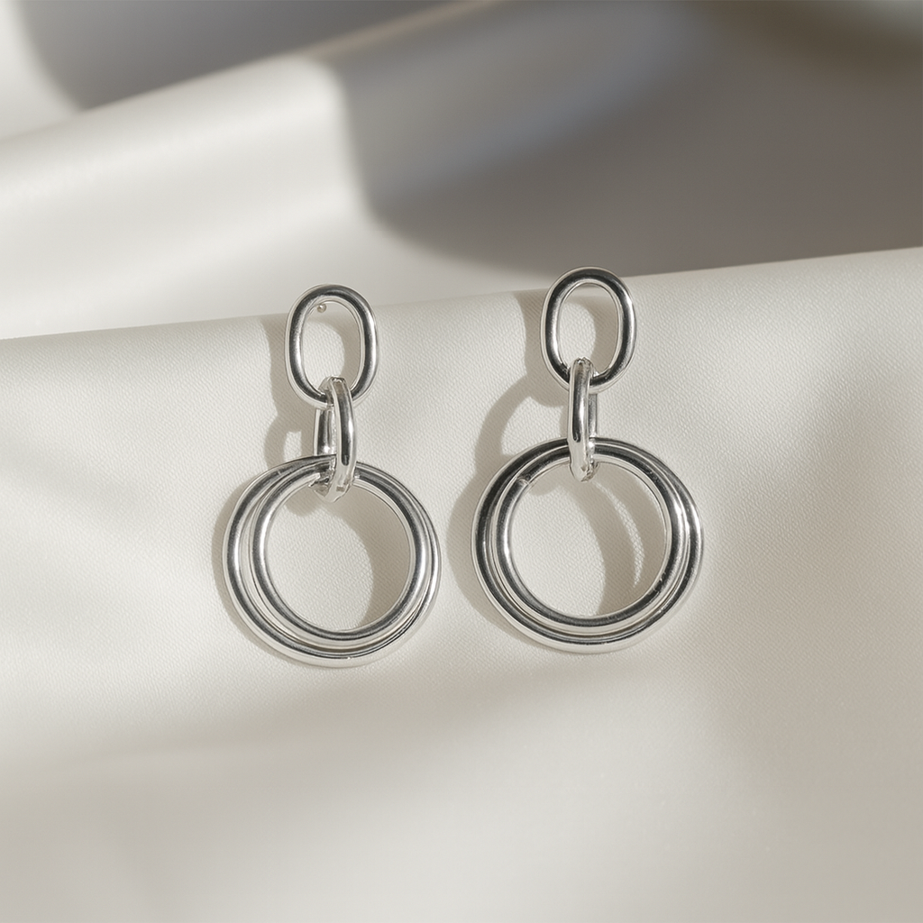 Diamond-Accented Earrings