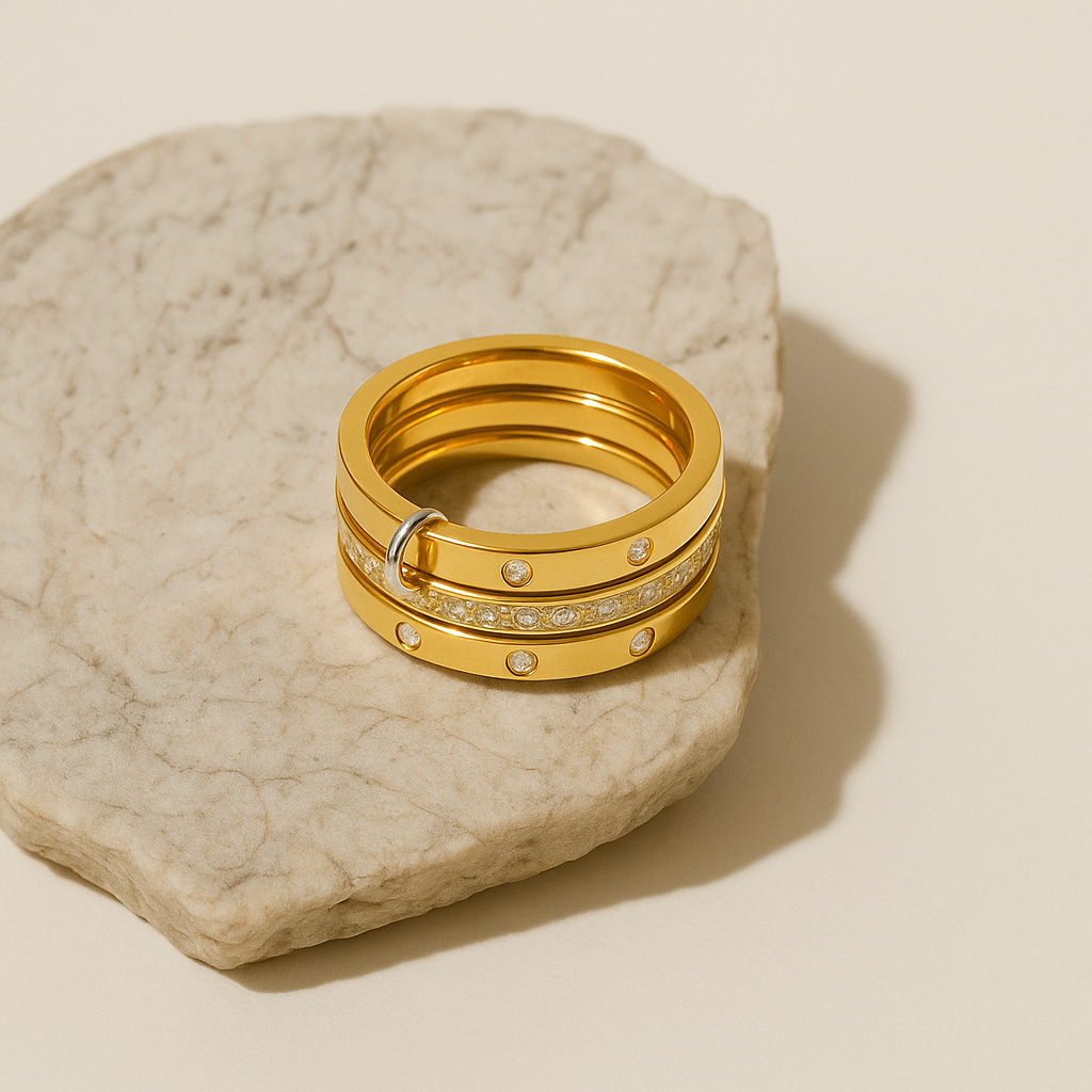 Knot Twist Statement Ring
