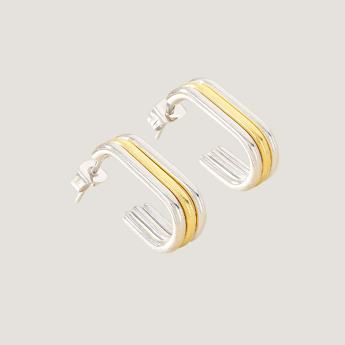 Modern Arc Earrings