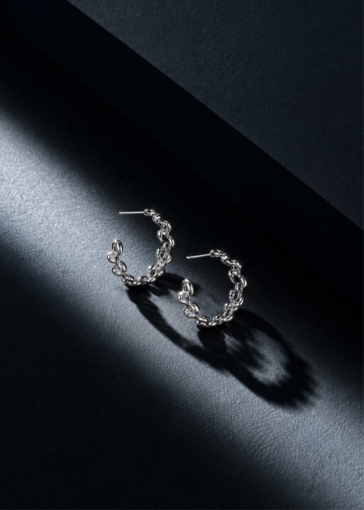 Delicate Vine Hoop Earrings