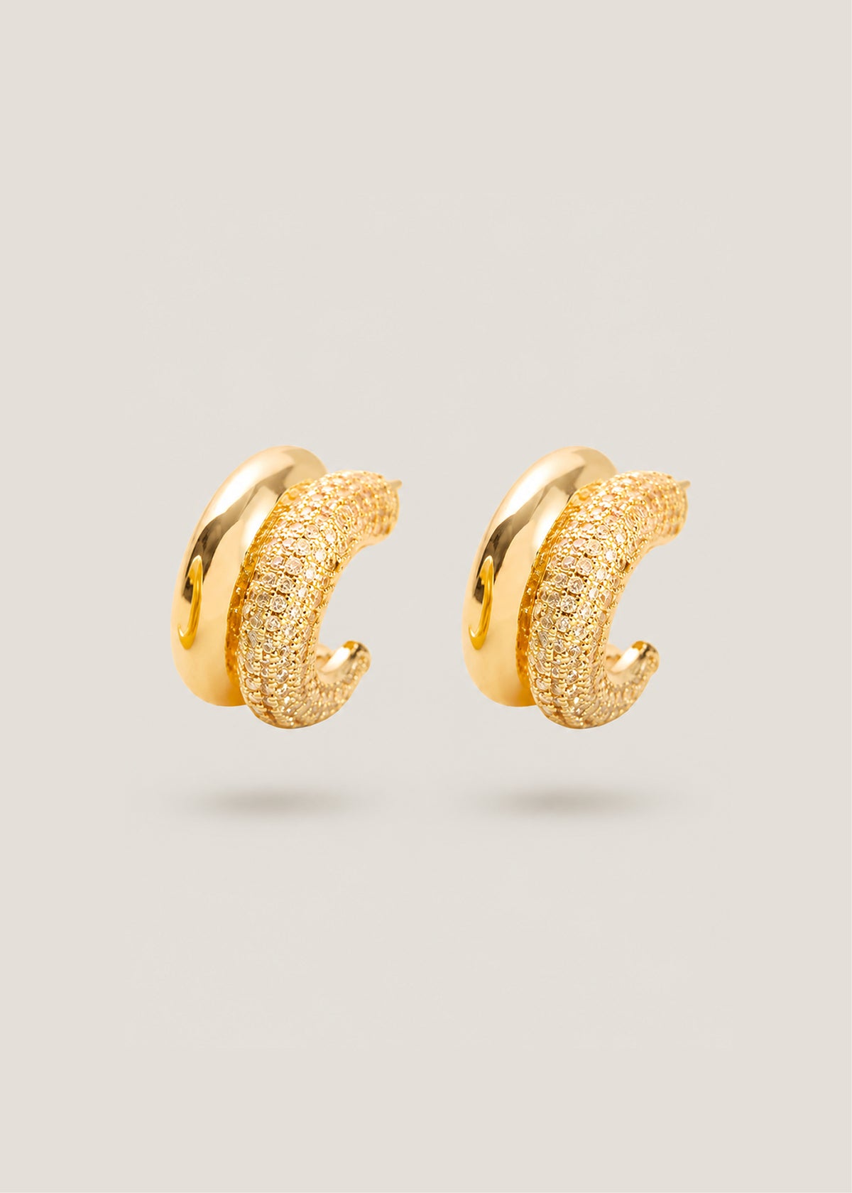 Textured Hoop Earrings