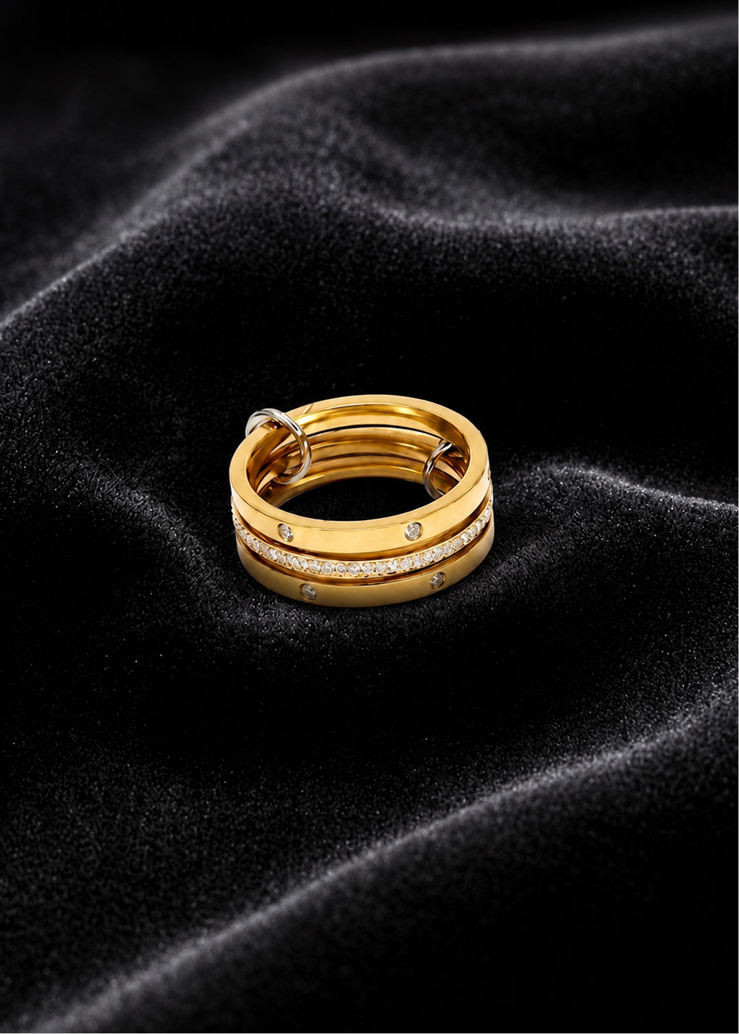 Knot Twist Statement Ring