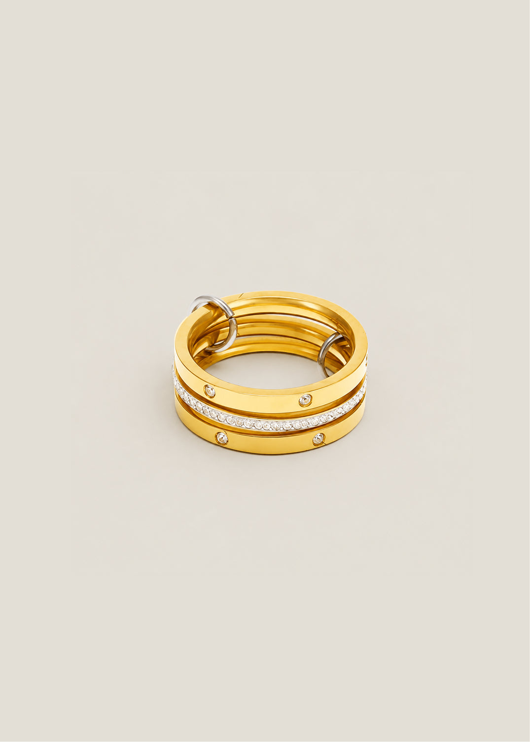 Knot Twist Statement Ring