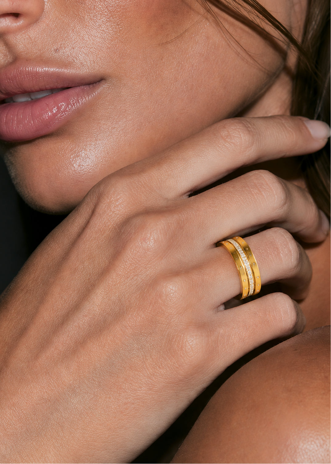 Knot Twist Statement Ring