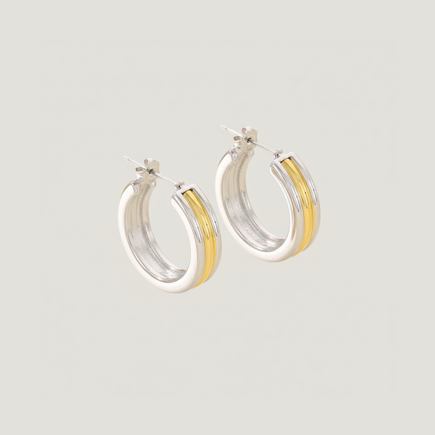 Striped Orbit Earrings