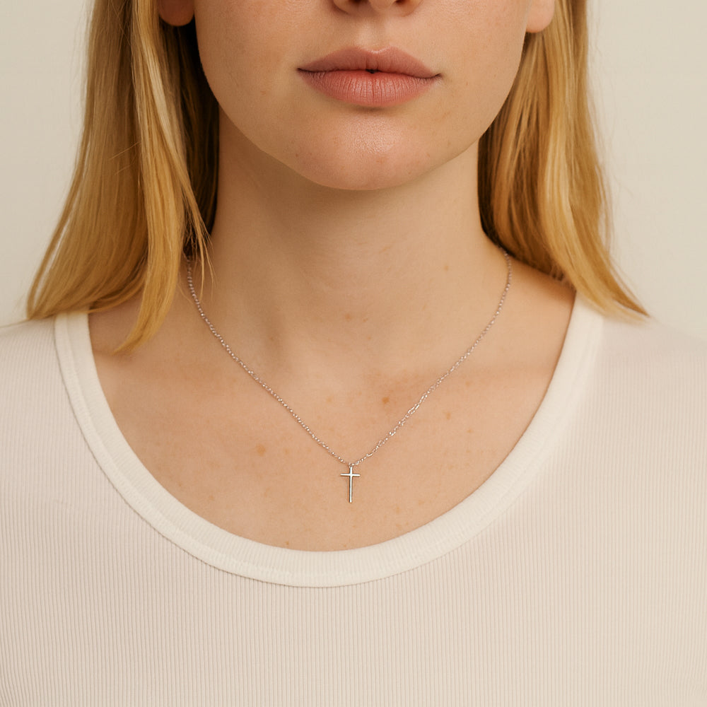 Minimalist Cross Necklace