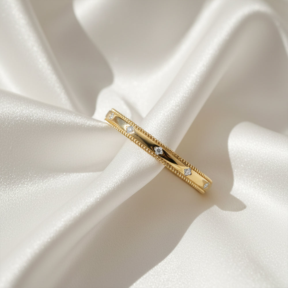 Diamond Twist Bangle