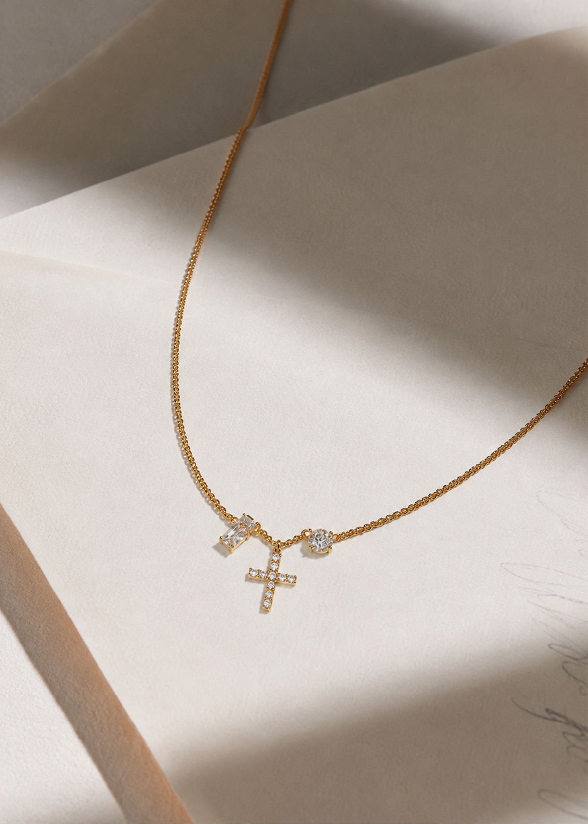 Cross Charm Necklace