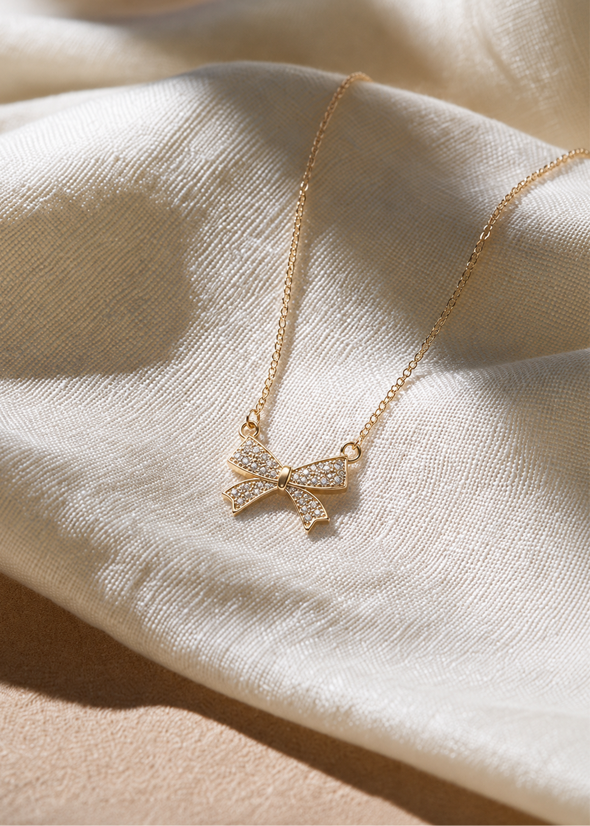 Graceful Bow Necklace