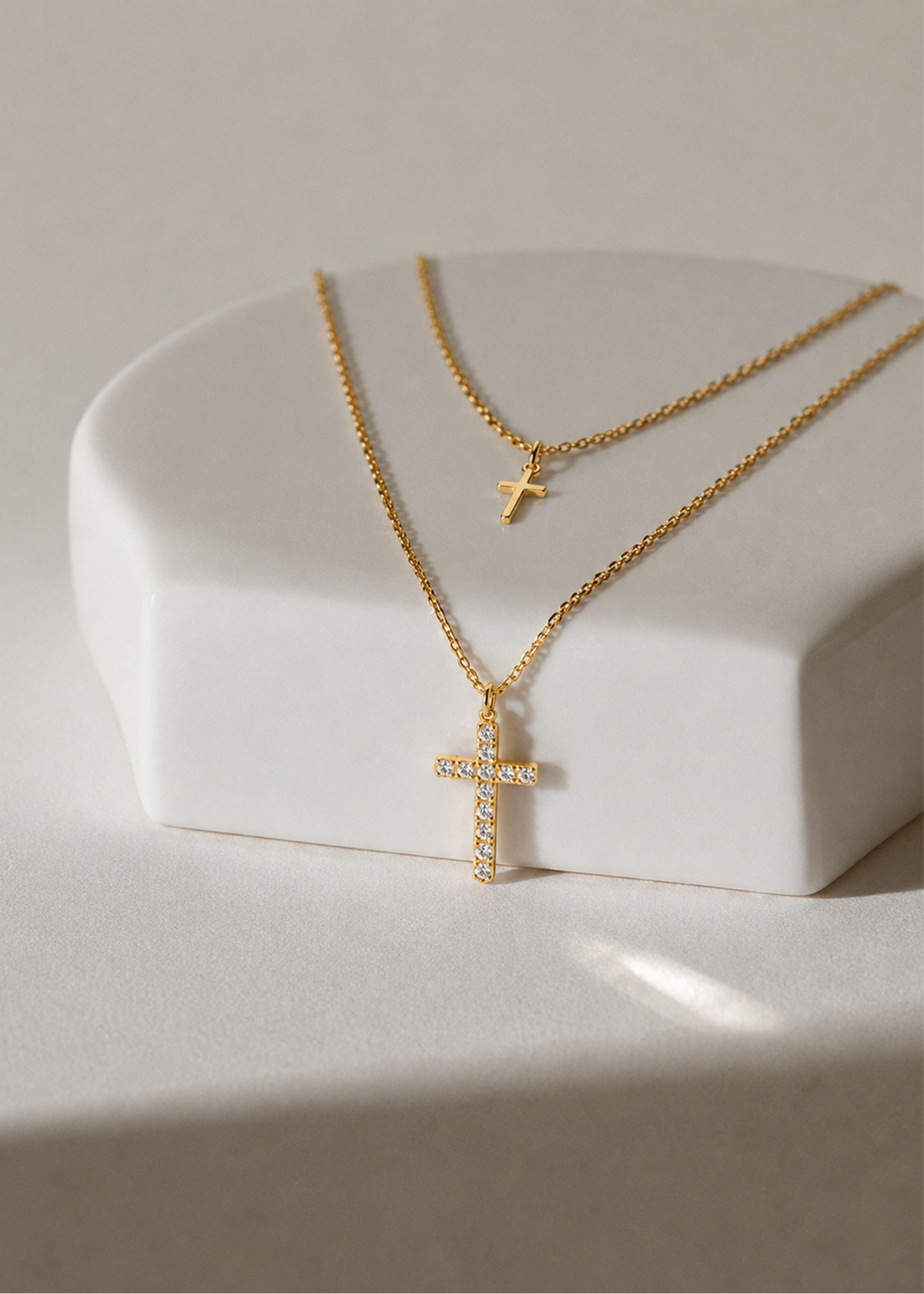 Pearl Cross Necklace