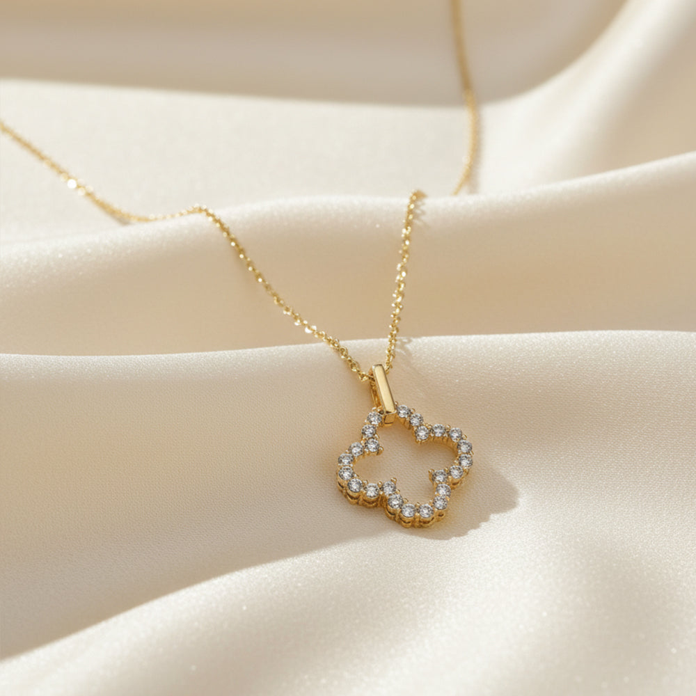 Radiant Clover Necklace