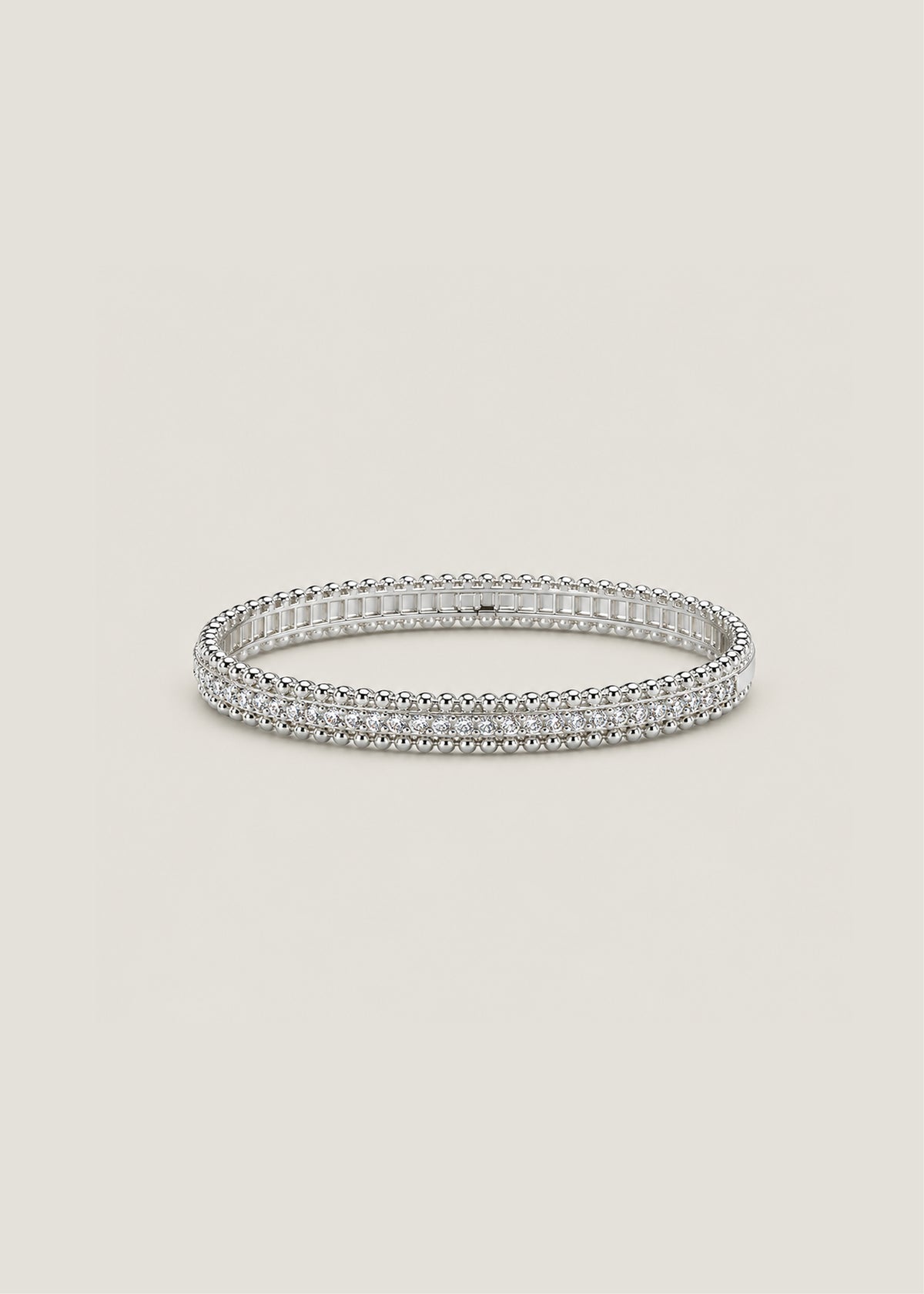 Double Row Crystal Bangle