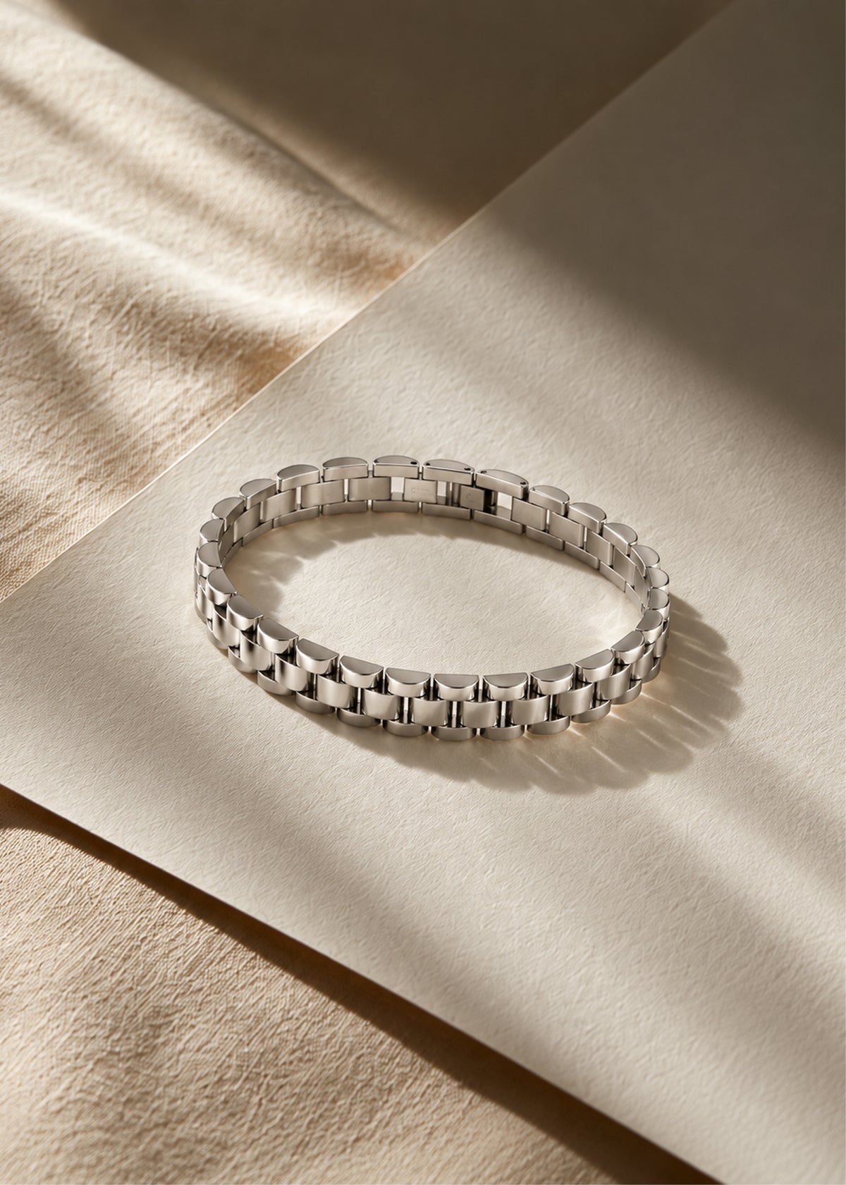 Dual Tone Link Bracelet