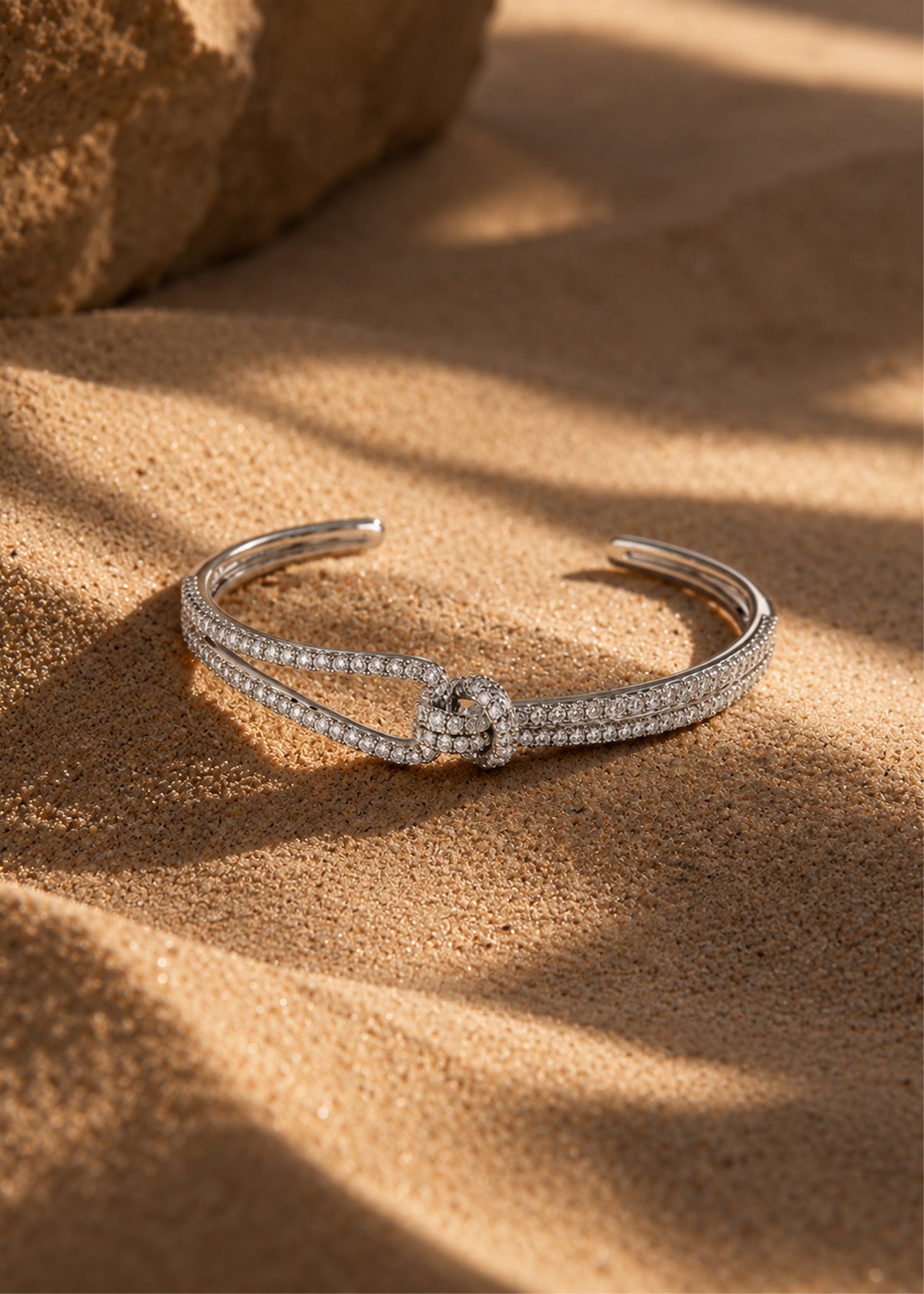 Knot Open Cuff Bracelet