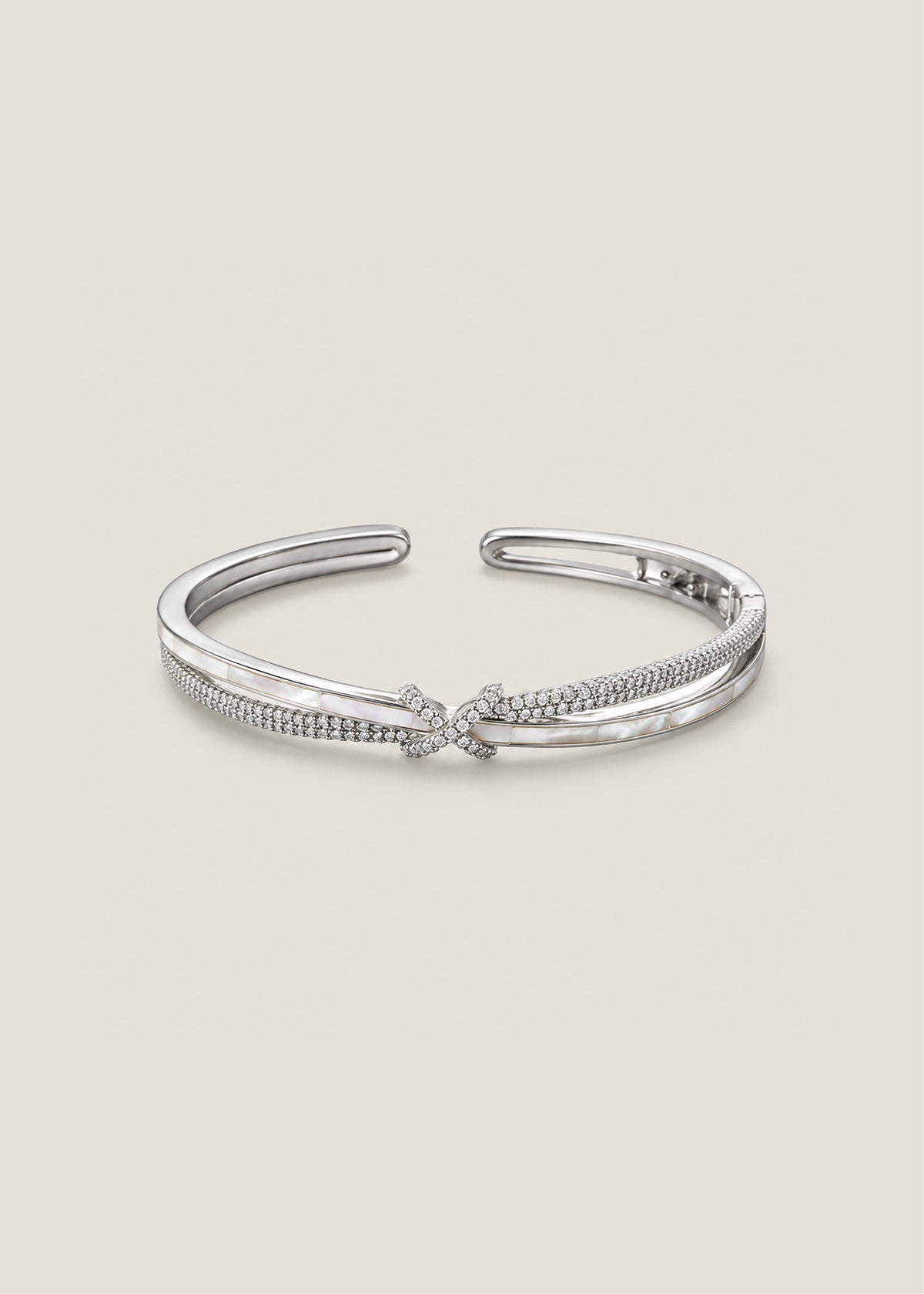 X-Cross Crystal Cuff